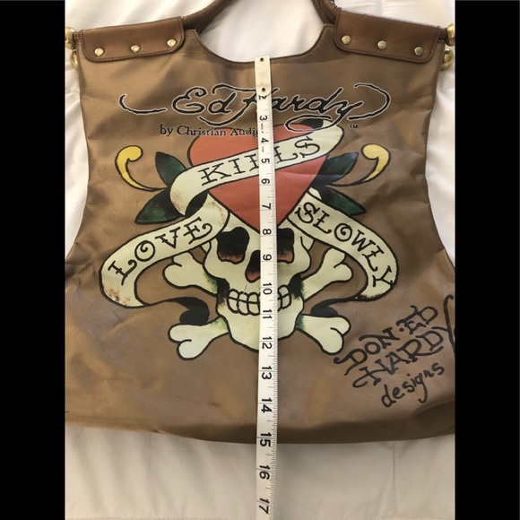 Ed Hardy by Christian Audigier purse tote - Picture 10 of 16